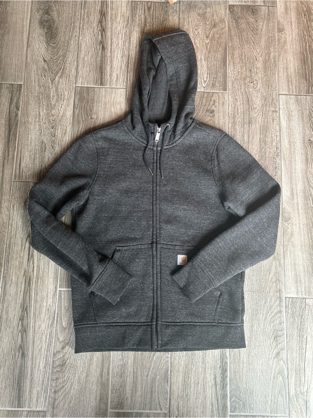 Carhartt women’s Dark Gray Full-Zip Hooded Sweatshirt